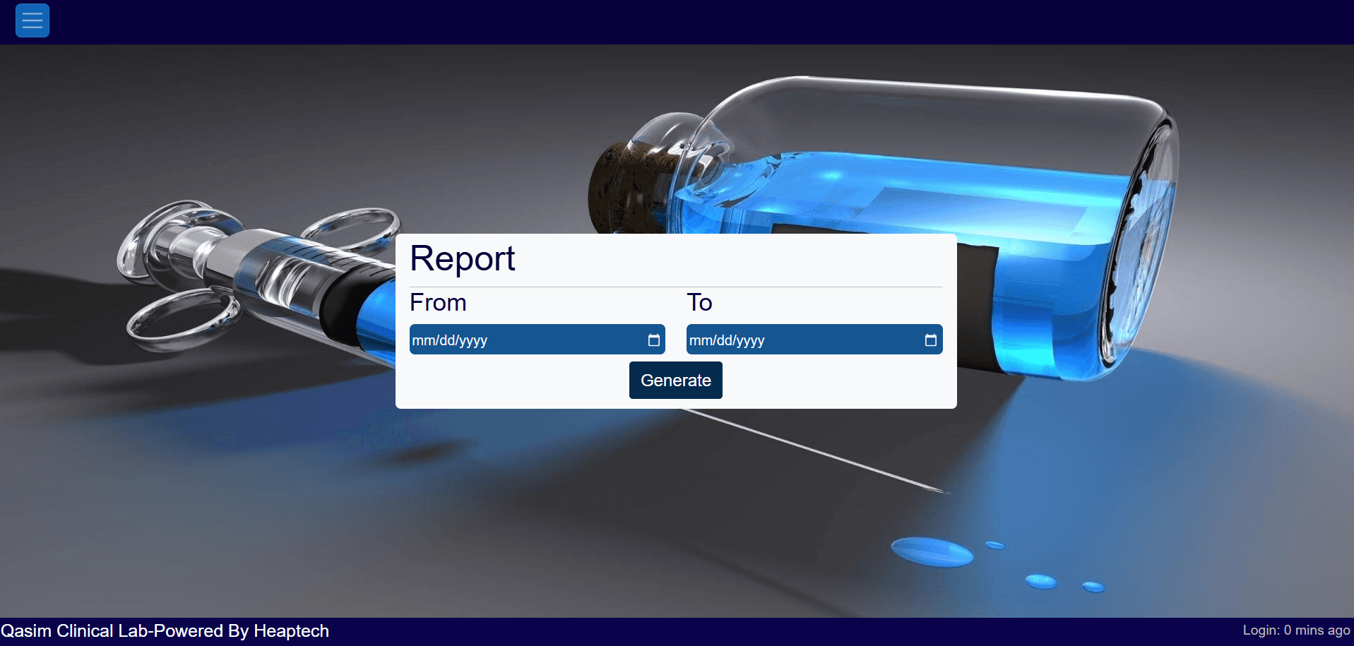 Qasim Clinical Lab — Management System