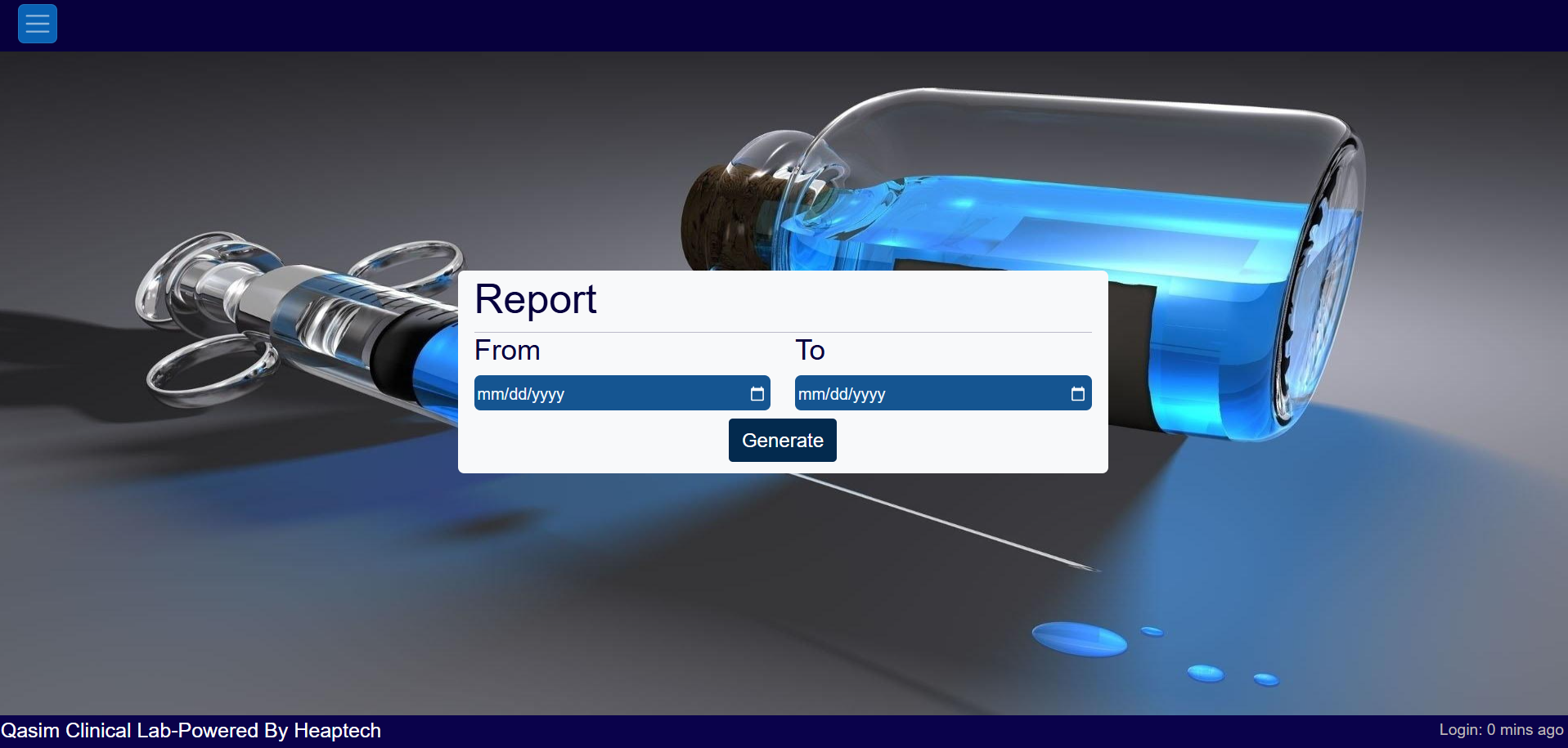 Qasim Clinical Lab — Management System — screenshot 2