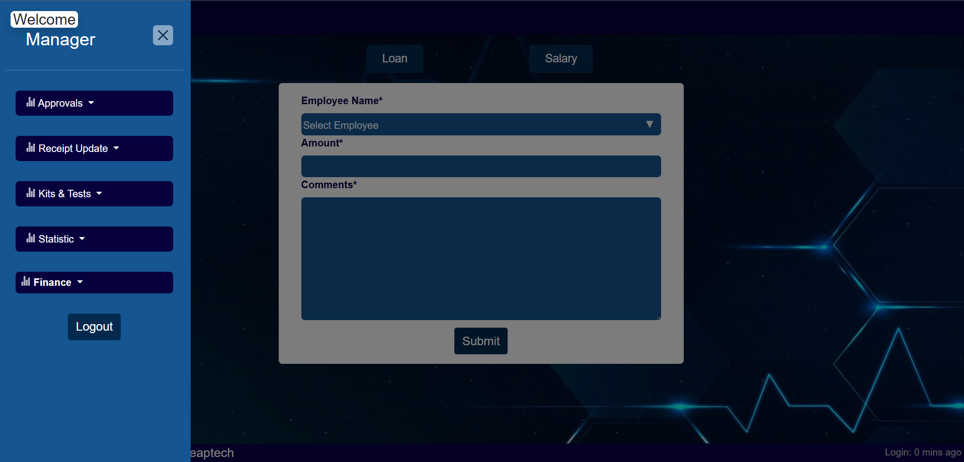 Qasim Clinical Lab — Management System — screenshot 3