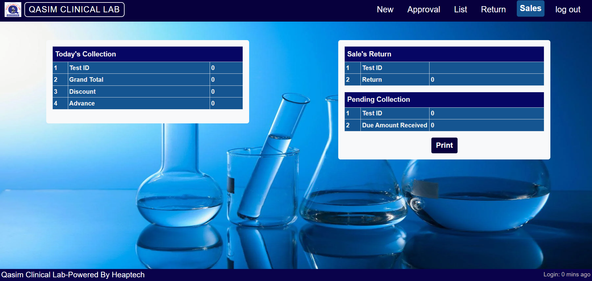 Qasim Clinical Lab — Management System — screenshot 8