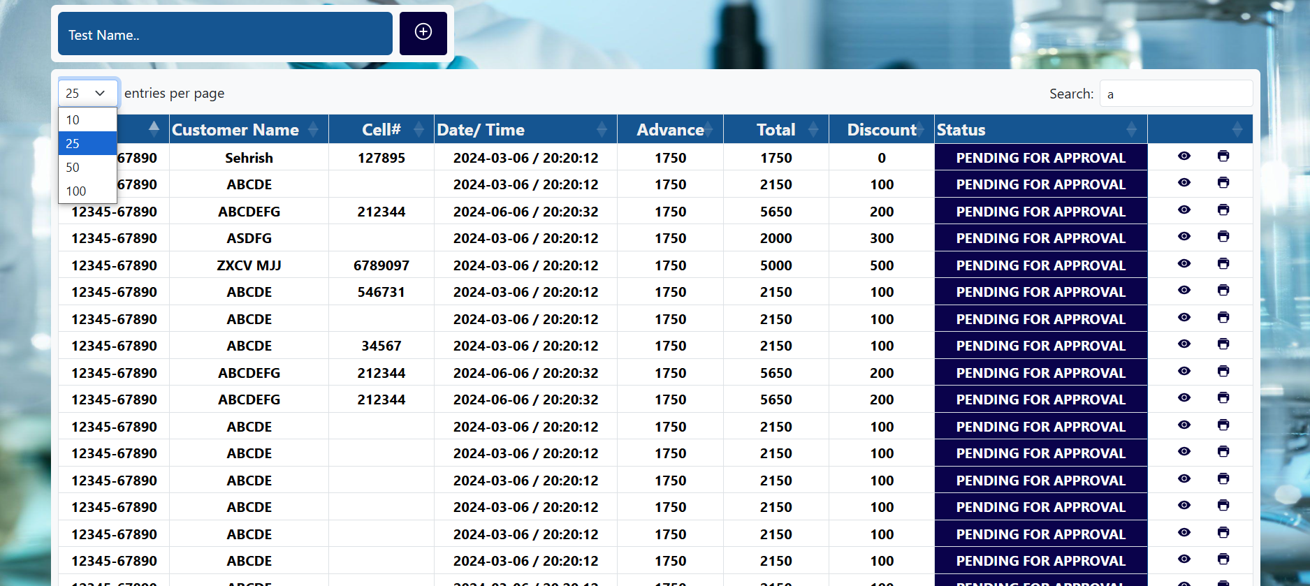 Qasim Clinical Lab — Management System — screenshot 9